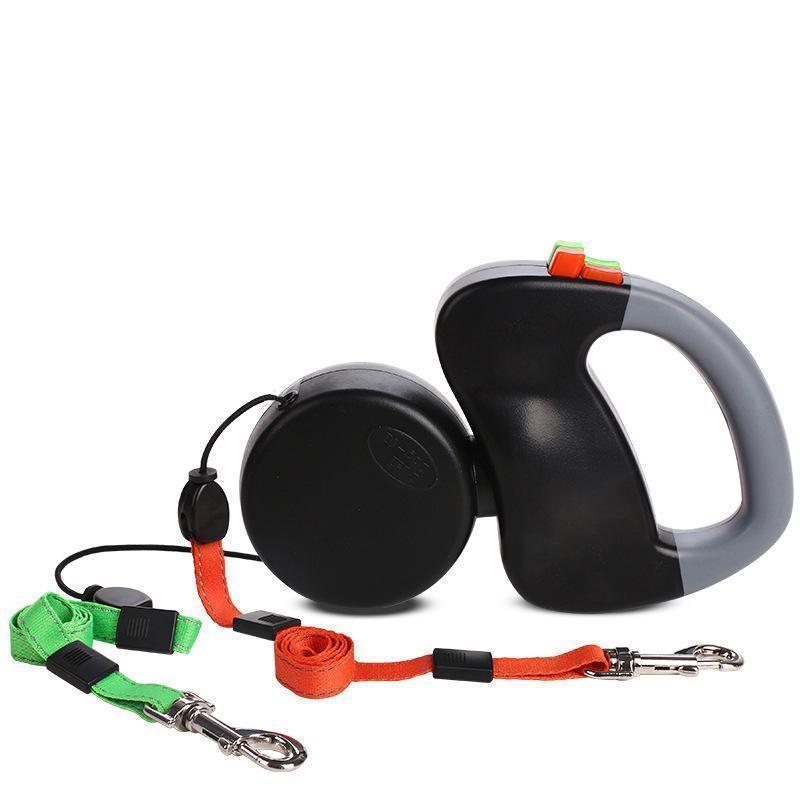 Laisse Lighteme pour deux chiens (3 couleurs)