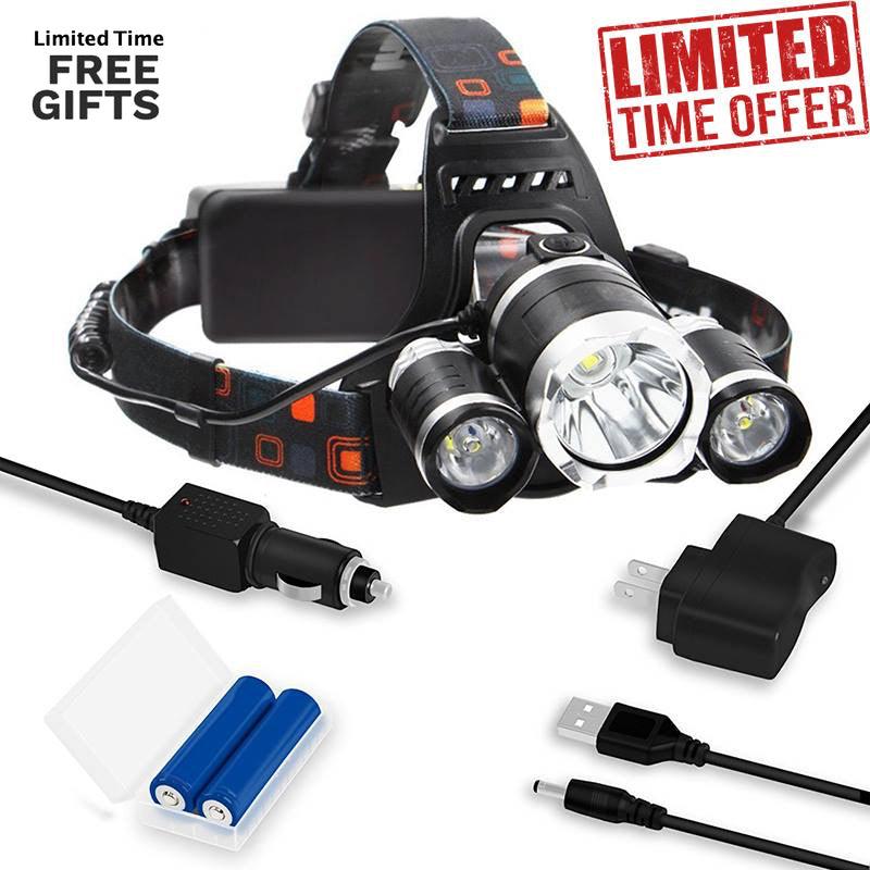 Lighteme Head Lamp 13000 Lumens LED 4 Modes