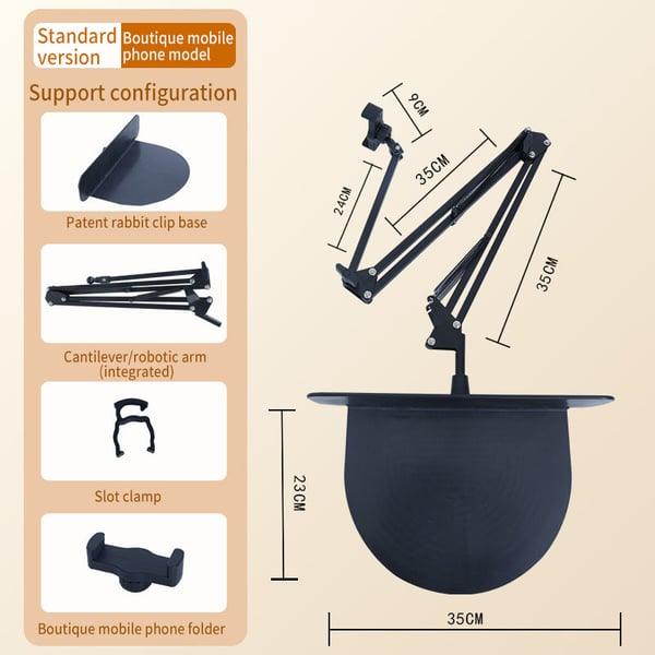 Support de téléphone et tablette rétractable de chevet Lighteme