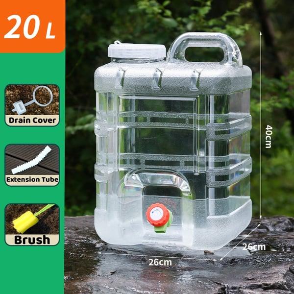 Réservoir d'eau portable d'extérieur Lighteme avec robinet