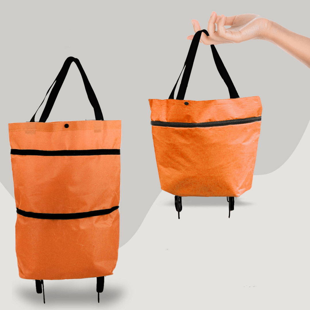 Chariot de courses Lighteme - Sac de transport pliable 2 en 1