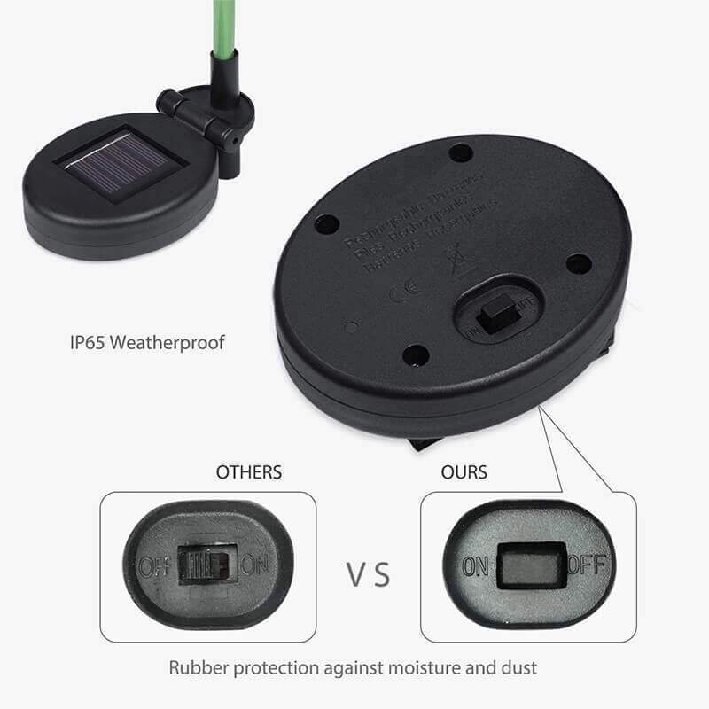 Ihrtrade Artificial Lily Solar Garden Stake Lights (1 Pack of 4 Lilies) | ihrtrade.tw