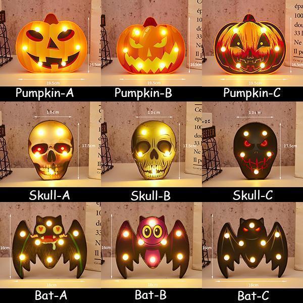 Ihrtrade Halloween Outdoor Decoration Night Lights (3 Colors)