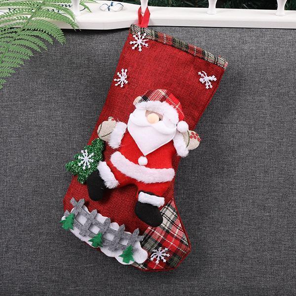 Lighteme Christmas Stocking Gift & Candy Bags (4 Pcs)