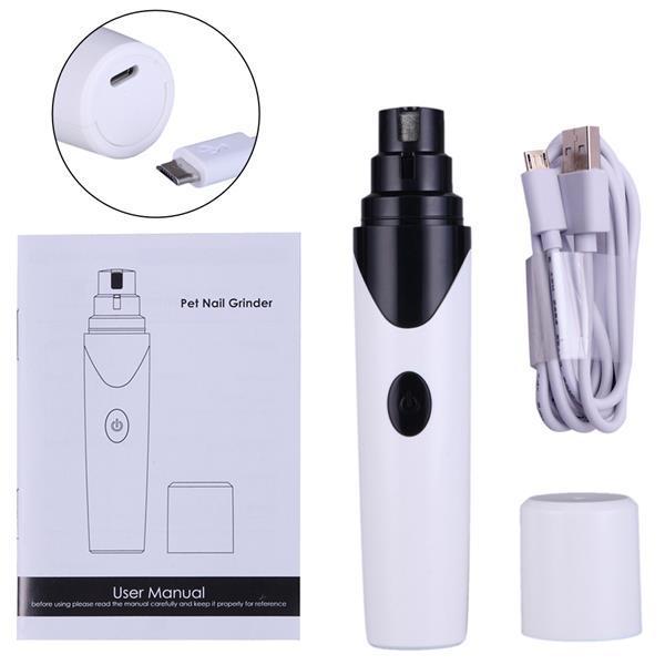 Lighteme Premium Wiederaufladbarer, schmerzloser Krallenschleifer für Haustiere (Verbesserte Version)