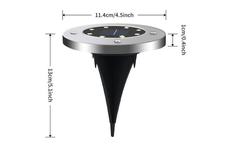 Lighteme Solar-Gartenleuchten zum Eingraben | 3 kaufen, 1 gratis (4 Stück)