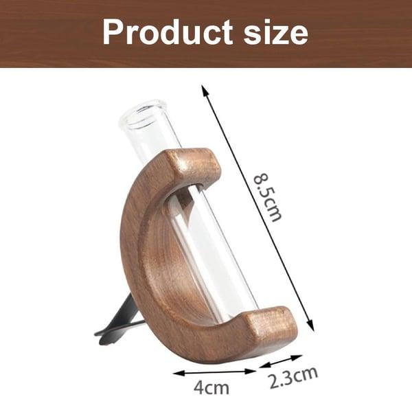 Vase à fleurs miniature en bois pour voiture compacte Lighteme