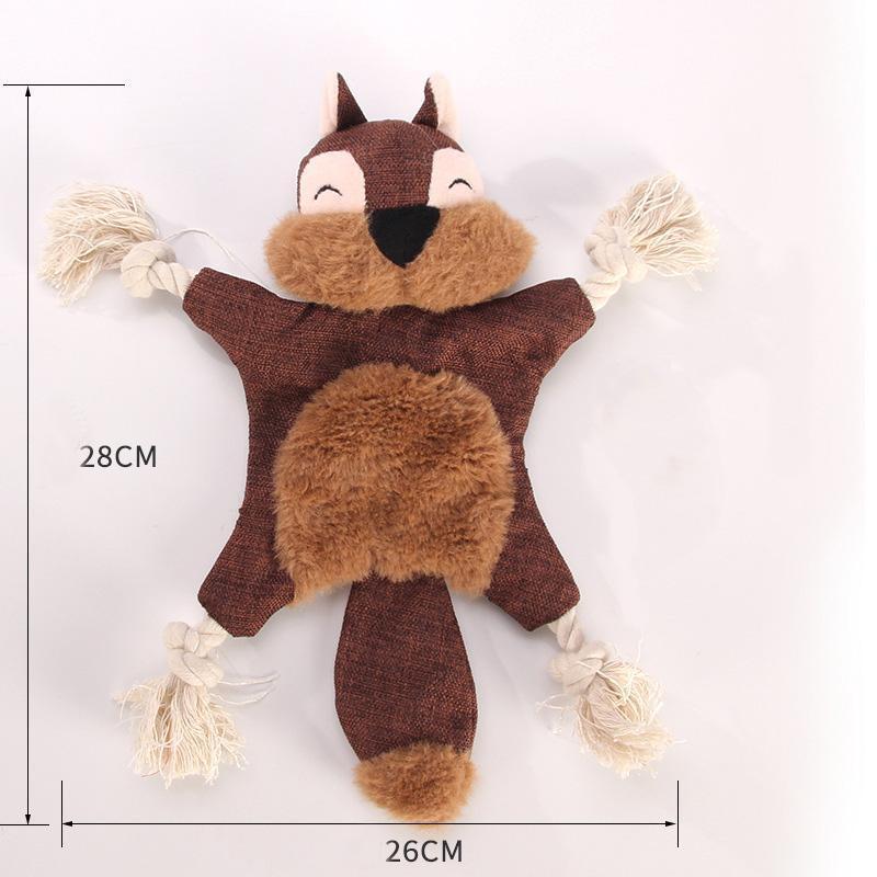 Lighteme Stofftier in Tierform, Hund, der beißt (3 Farben)