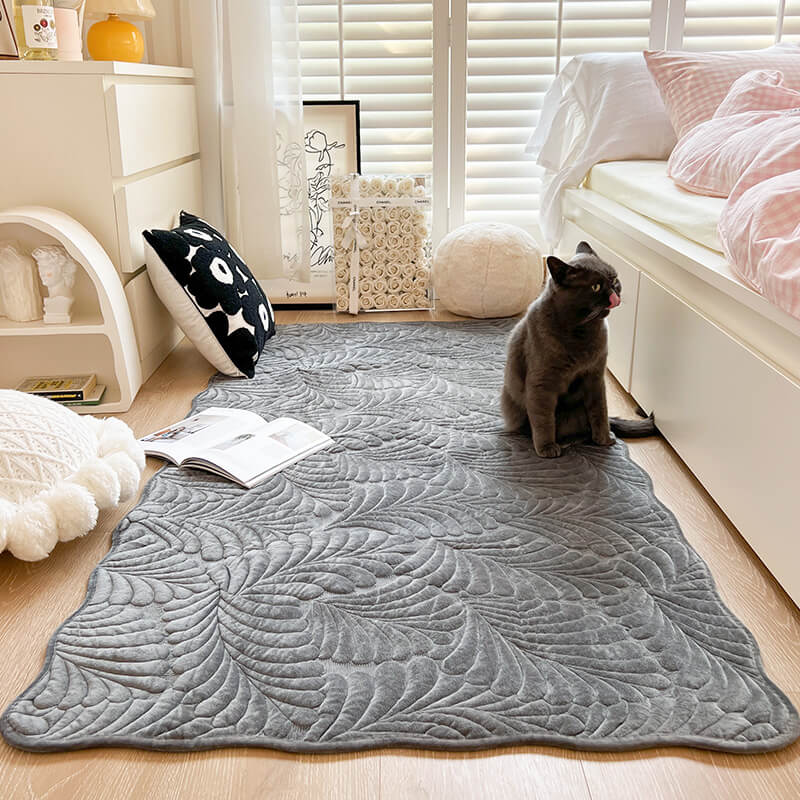 Tapis décoratif Lighteme en feuille de bananier