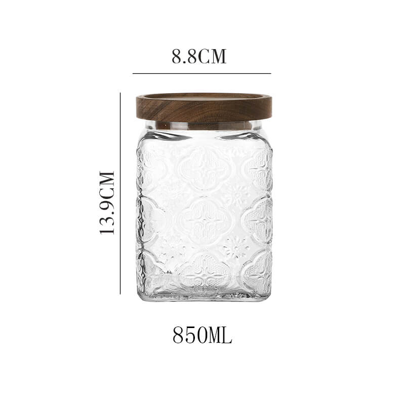 Lighteme Begonia – Vorratsglas mit Prägung