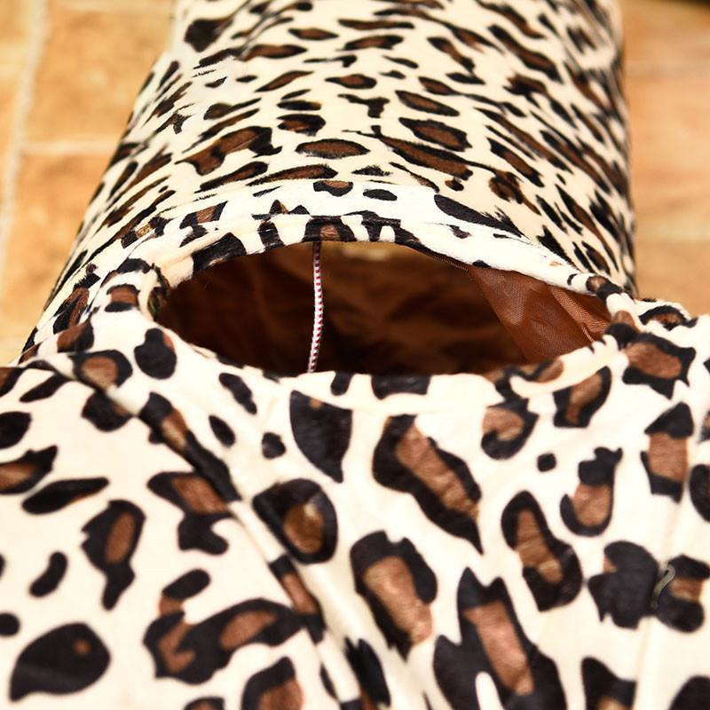 Lighteme Katzentunnel mit Leopardenmuster, knisternd, 3-in-1-Spielzeug
