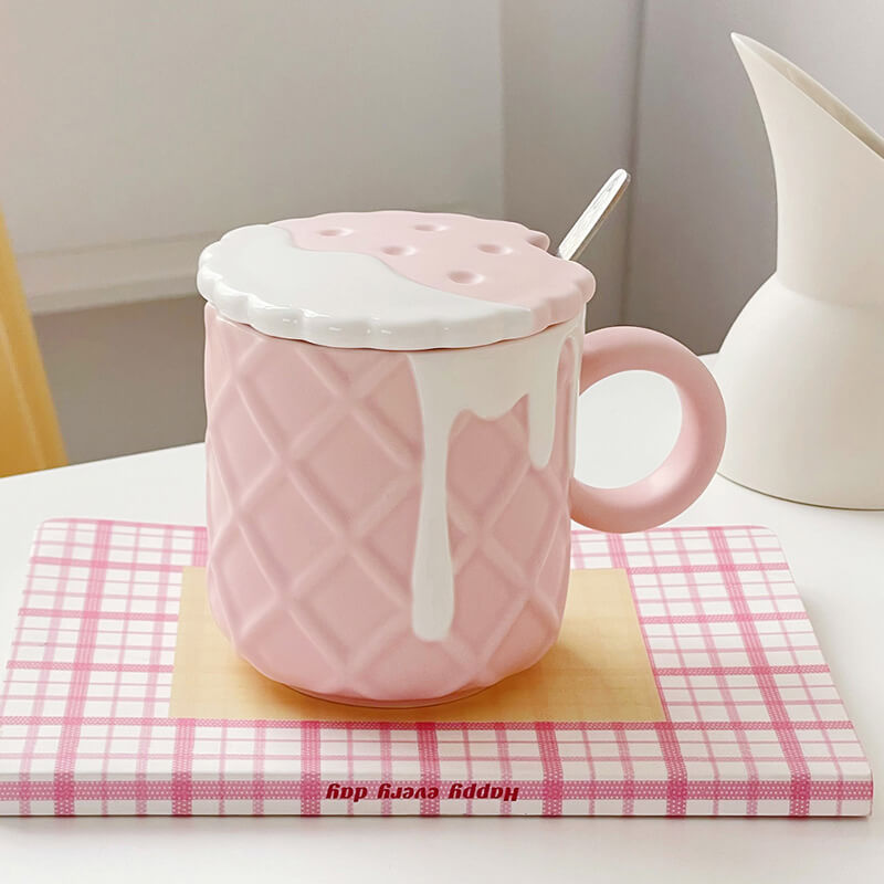 Lighteme Cream Biscuit Ceramic Mug
