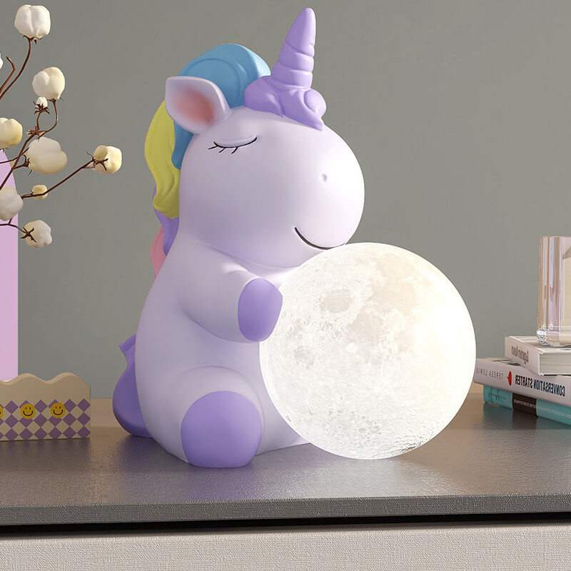 Lampe de nuit en résine en forme d'ours mignon Lighteme