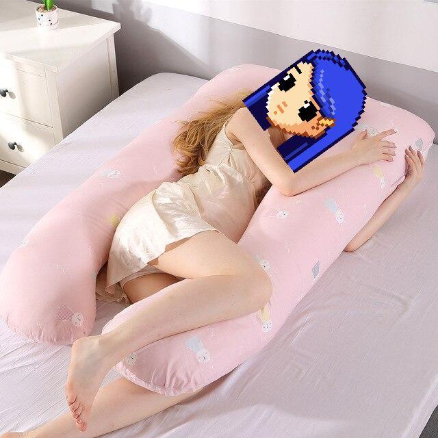 Lighteme Schwangerschaftskissen, Stillkissen, U-förmiges Körperkissen für Schwangere