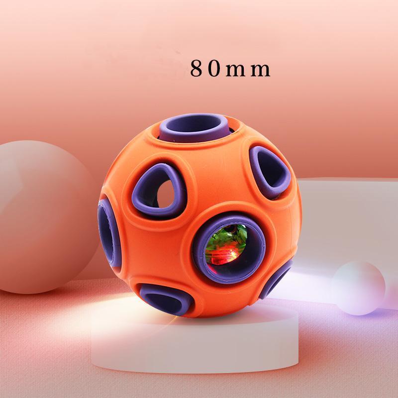 Lighteme Hundespielzeug Beißball Hüpfball (2 Farben, 2 Größen, 3 Ausführungen)