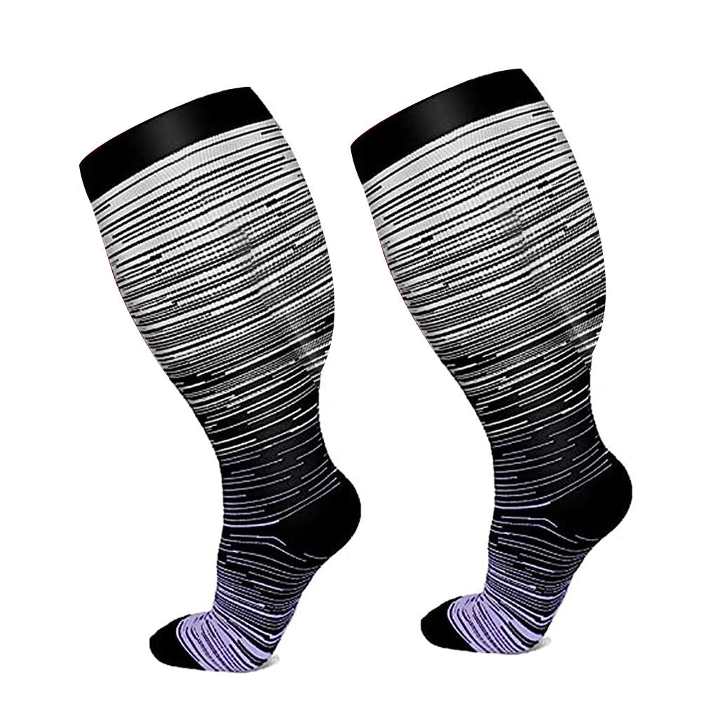 Chaussettes de compression Lighteme pour mollets larges