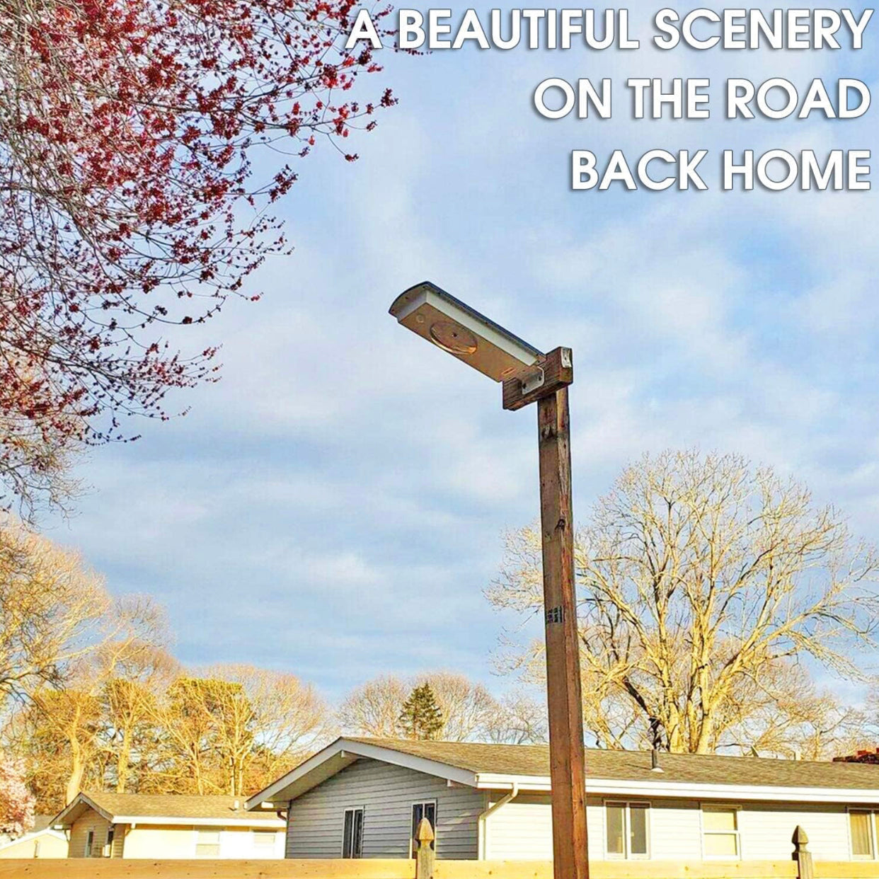 Lampadaires solaires d'extérieur Lighteme, éclairage solaire blanc froid/blanc chaud, détecteur de mouvement, 1 300 lm, étanchéité IP65, variateur d'intensité, télécommande