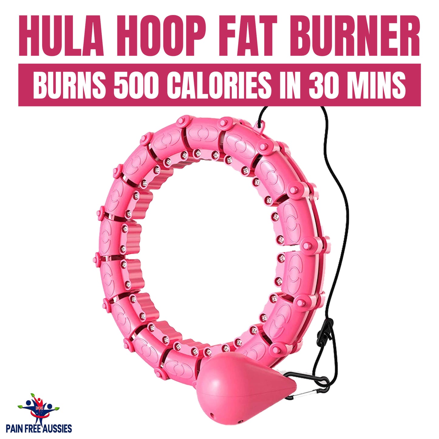 Lighteme Weighted Fitness Hula Hoop für Ganzkörpertraining