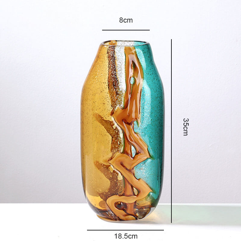 Lighteme Golden Orange Water Amber Vase