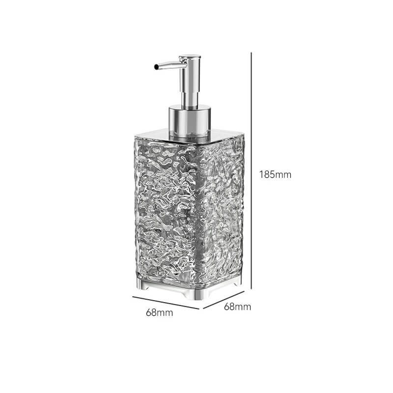 Lighteme Ice Pattern Soap Dispenser Bottle