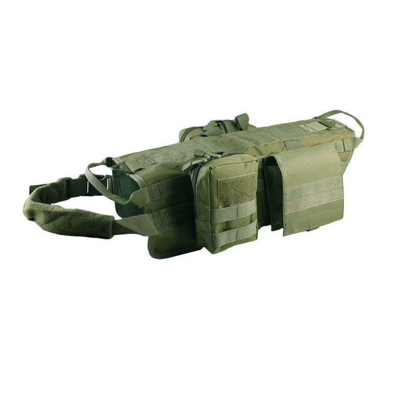 Lighteme 3 Farben Taktisches Hundegeschirr Verstellbares Militär K9 Geschirr Weste mit 3 Abnehmbaren Taschen Ausverkauf