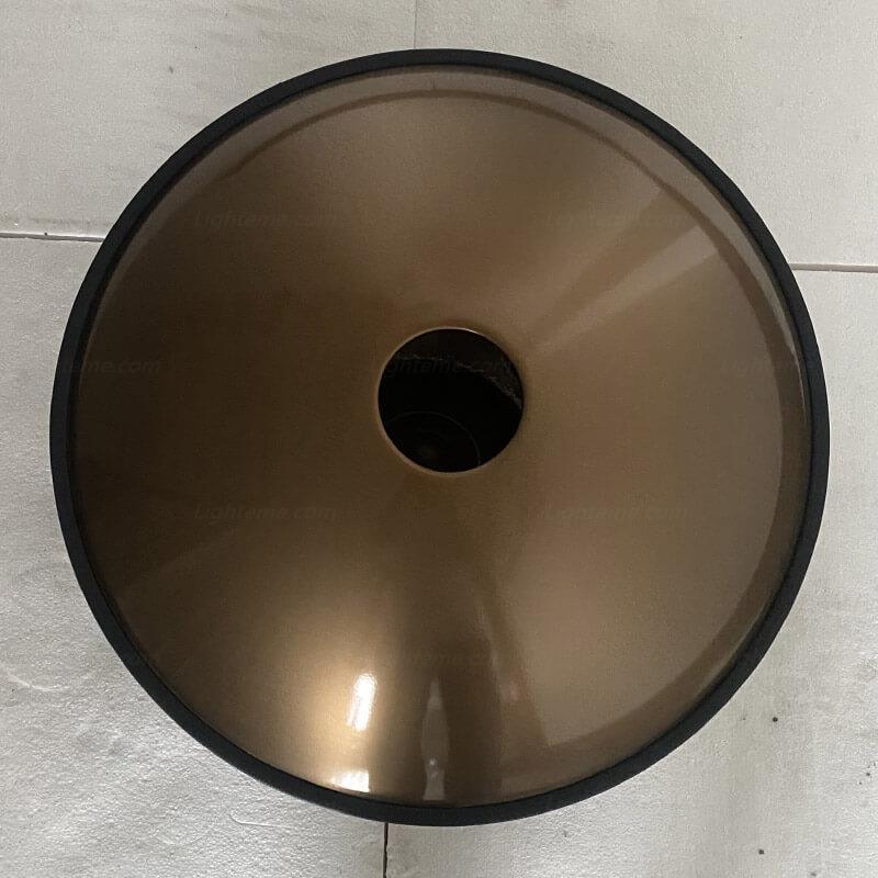 Lighteme King Mini Handpan Drum G Minor 18 Inch 9 Notes Stainless Steel Percussion Instrument