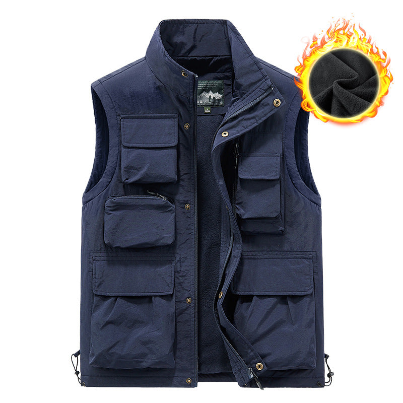 Gilet cargo utilitaire classique Lighteme pour homme