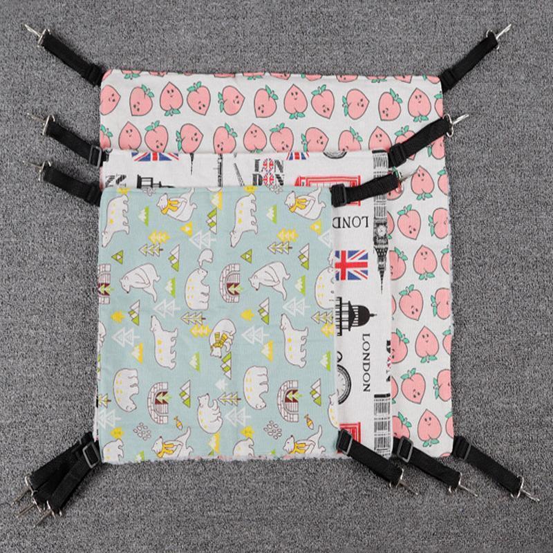 Lit suspendu pour animaux de compagnie Lighteme, hamac en toile à imprimé dessin animé (3 types et 3 tailles)