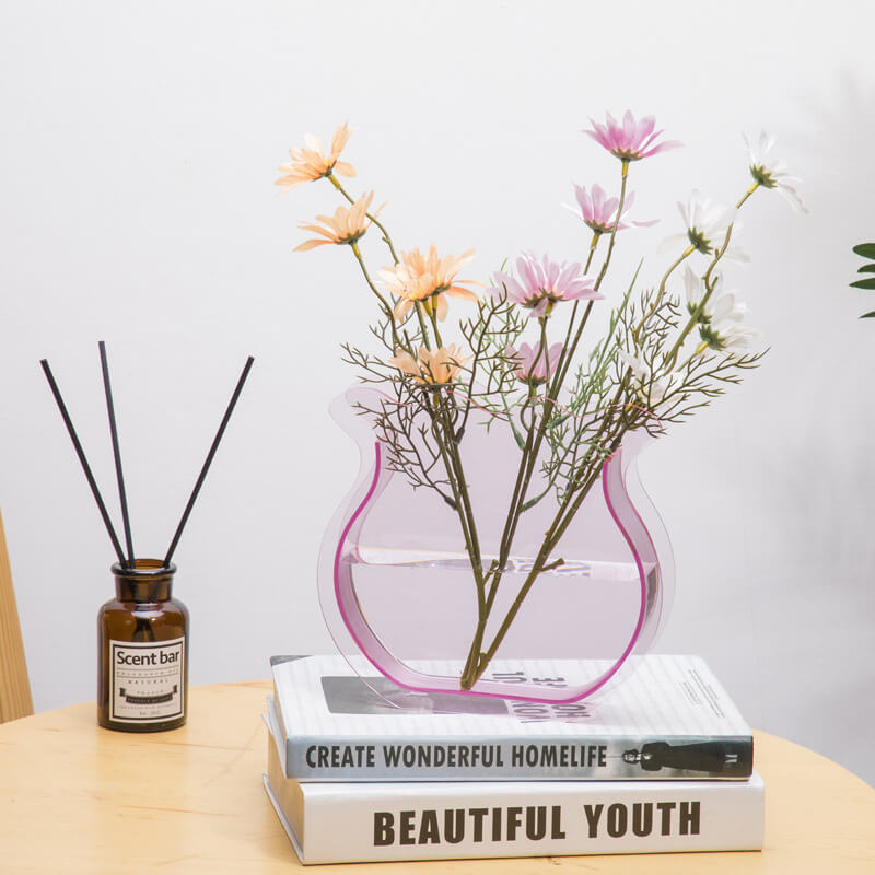 Lighteme Acrylic Fishtail Shpae Vase
