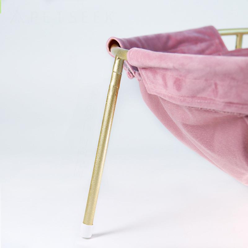 Lit pour chat Lighteme avec support métallique amovible et portable (2 couleurs)