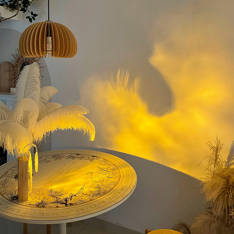 Lighteme Rotierende Wasserwellen-Nachtlampe