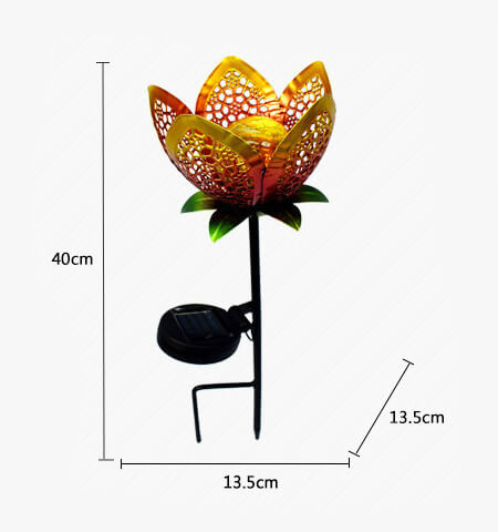Lighteme Solar Iron Flower Outdoor Decorative Light