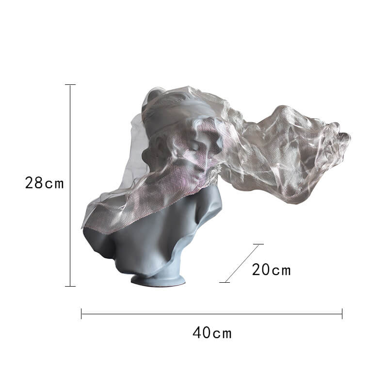 Décoration en résine Lighteme Veil Girl