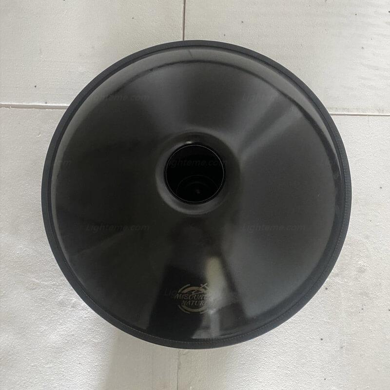 Fait main Fleurs de Datura Acier Nitruré Handpan Drum Kurd / Celtic Ré Mineur 22 pouces 10 notes