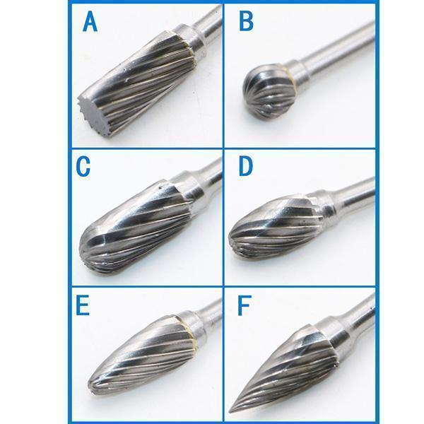 Tête de fraisage en acier tungstène pour lime rotative Lighteme (2 types)