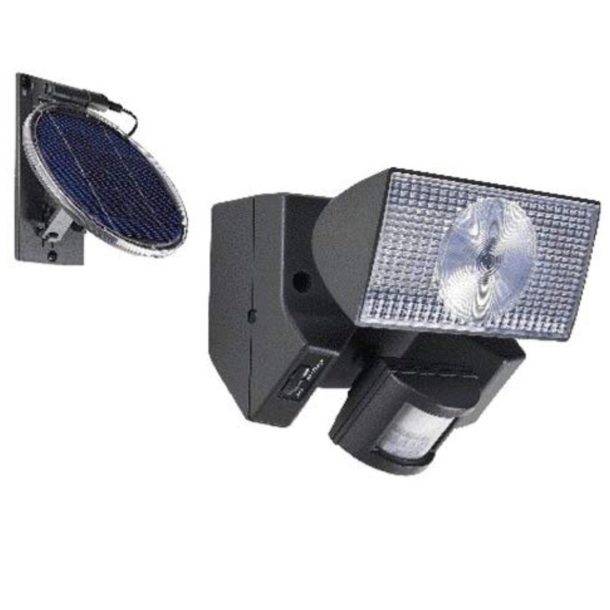 Lighteme Nouveau 20W Double Détecteur de Sécurité Spot Solaire Détecteur de Mouvement Extérieur