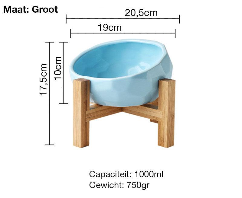 Gamelle en céramique pour animaux de compagnie de style nordique Lighteme