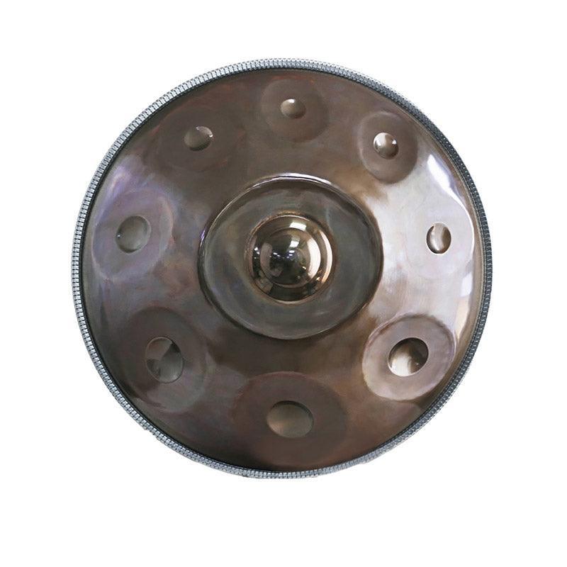 Mountain Rain 22 Zoll 8-Noten-Handpan aus Edelstahl, D-Moll Integral Hang Drum Instrument