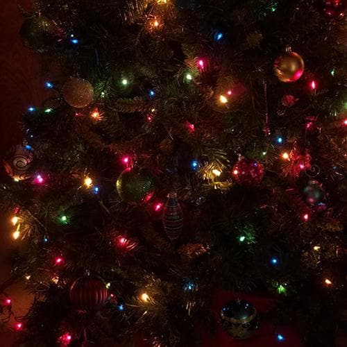 Guirlande lumineuse solaire LED multicolore de Noël Lighteme