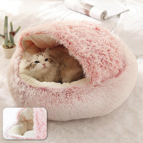 Lit grotte Lighteme Snuggle pour chats et petits chiens