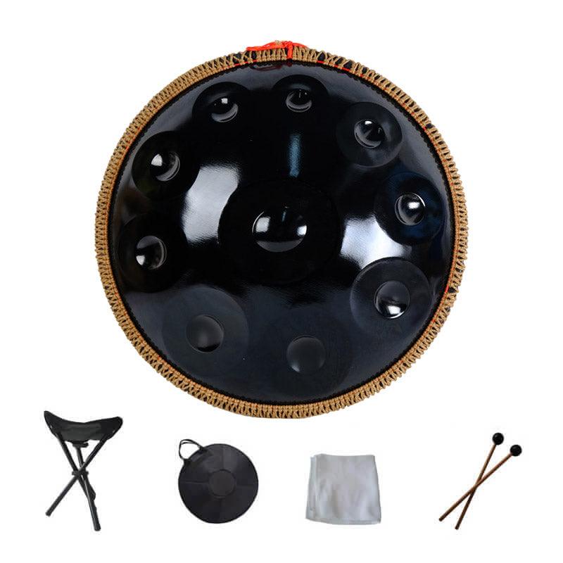 Lighteme 22 Zoll 10 Noten D-Moll Handpan-Trommel aus Edelstahl mit Seil