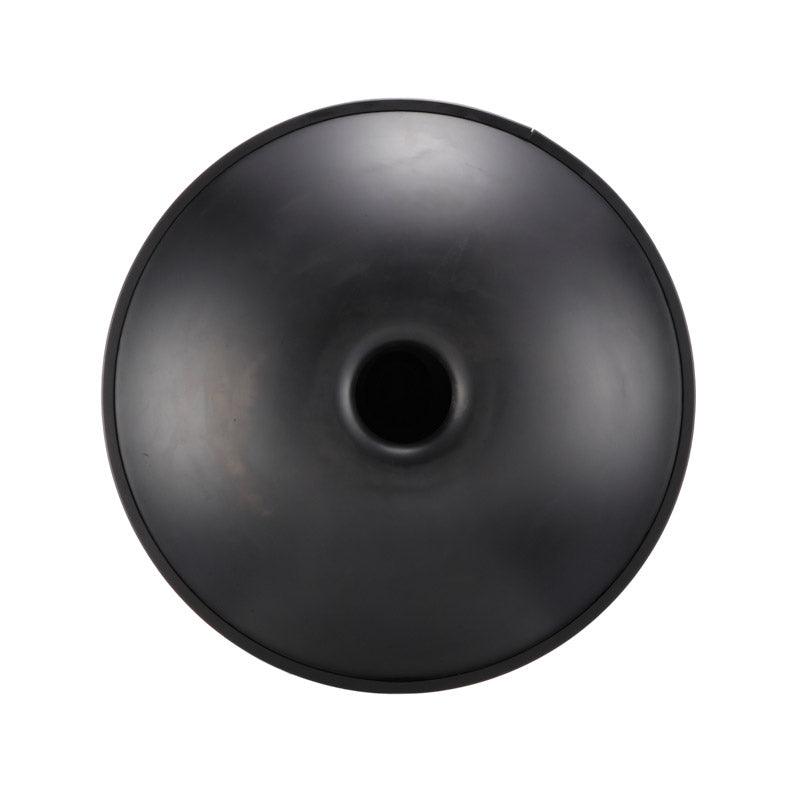 Lighteme Level B Upgrade Space Grey Kurd Scale D Minor 22 Inch 9/10 Notes Nitride Steel Handpan Drum, Available in 440 Hz, High-end Percussion Instrument
