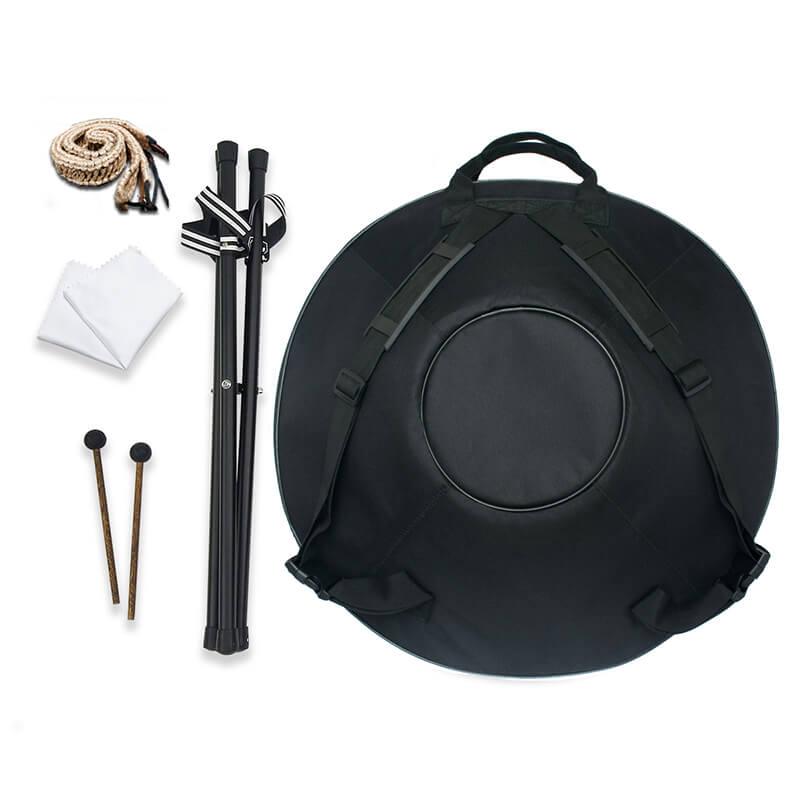 Handpan Lighteme As Teman Pure Golden 9 notes | ÉCHELLE PERSONNALISÉE | Hangdrum avec coffret cadeau