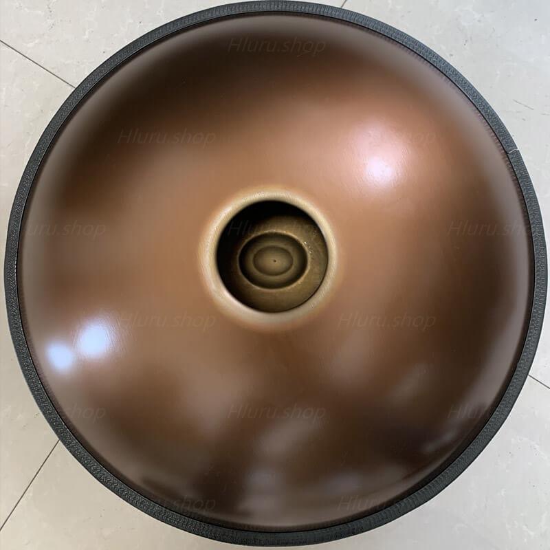 Life of Flower Handgefertigte D-Moll Sabye Handpan Drums aus Edelstahl, 22 Zoll, 9/10/12 Noten Hang Instrument