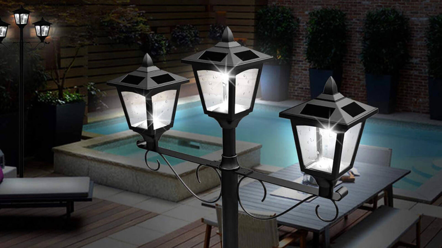Solar Lamp Post Lights