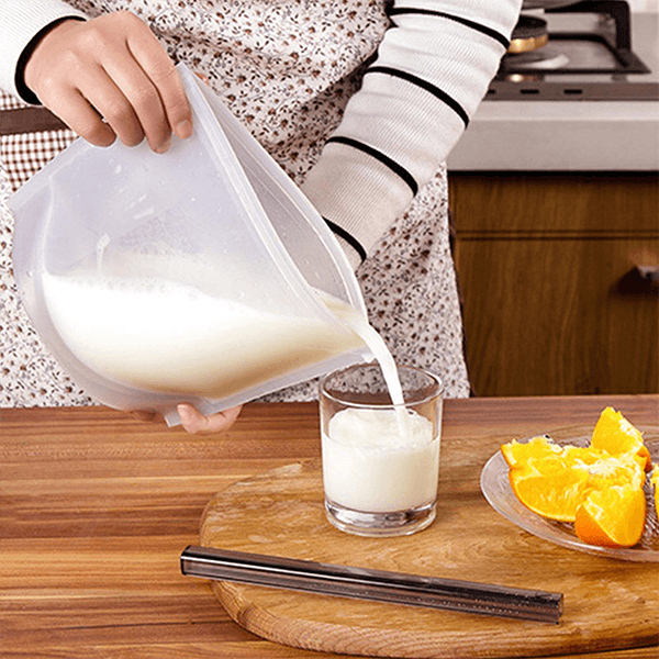 Sac alimentaire réutilisable en silicone Lighteme (4 couleurs)