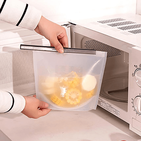 Sac alimentaire réutilisable en silicone Lighteme (4 couleurs)