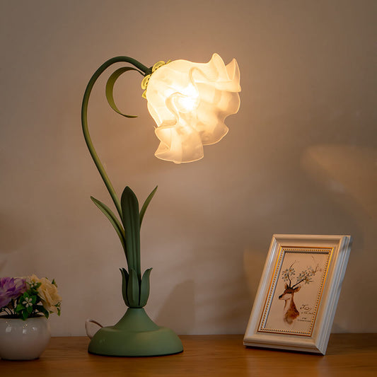 Lampe de table romantique à fleurs Lighteme