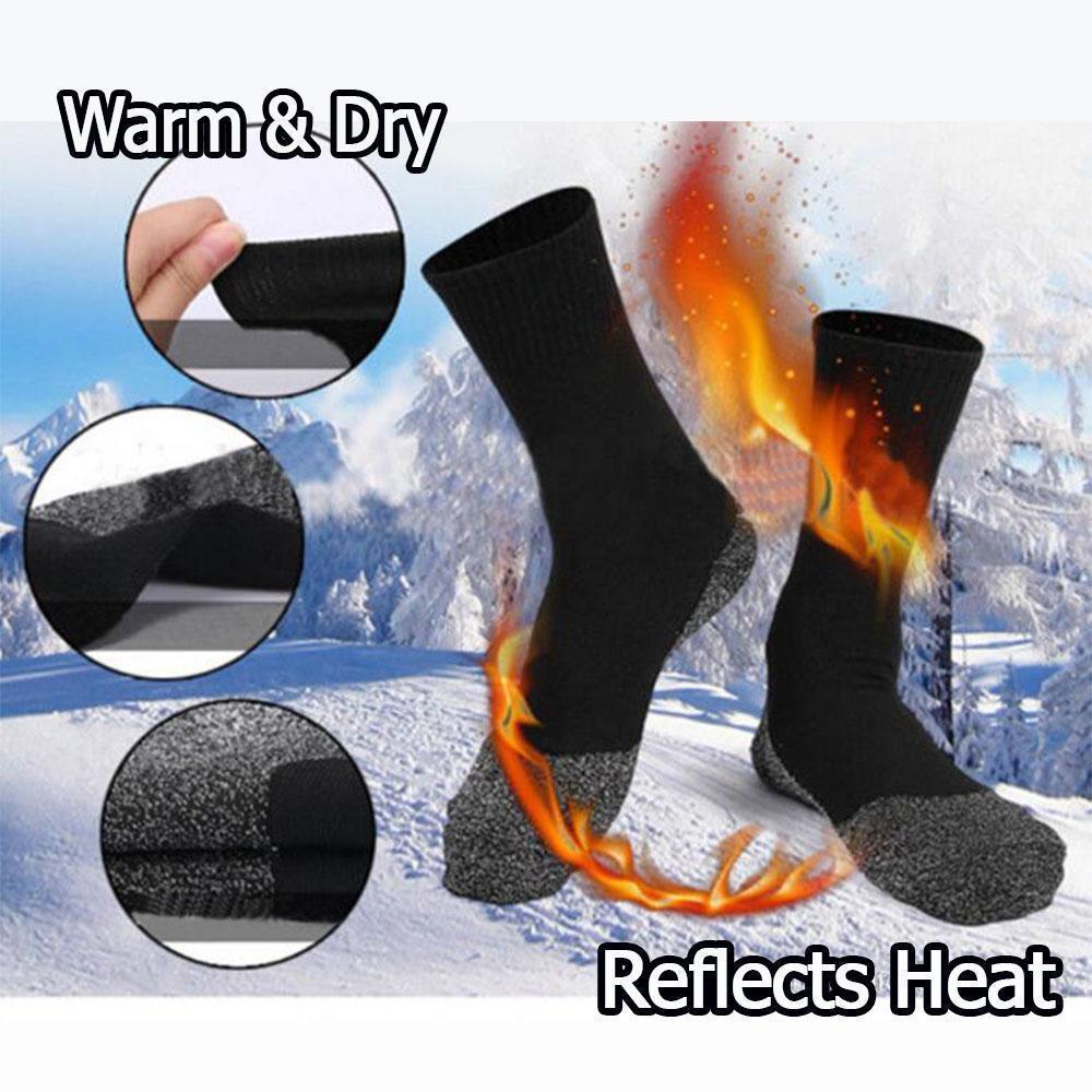 Lighteme Winter 35 Below Aluminized Insulation Fibers Heat Socks