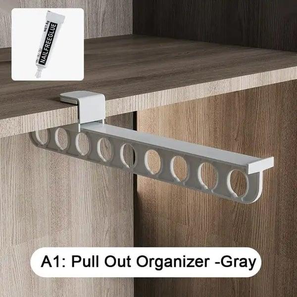 Lighteme Platzsparendes ausziehbares Schrank-Organisationssystem | 1 KAUFEN, 1 GRATIS ERHALTEN (2 STÜCK)